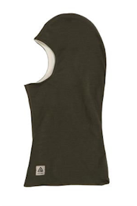 Aclima Warmwool Balaclava - Olive Night
