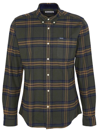 Barbour Portdown Tailored Skjorte - Olive